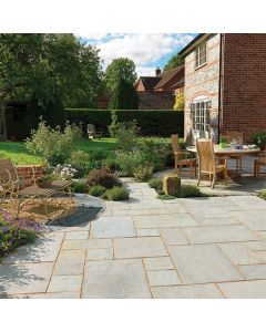 Pavestone Premium Calibrated Sandstone Paving - Light Grey