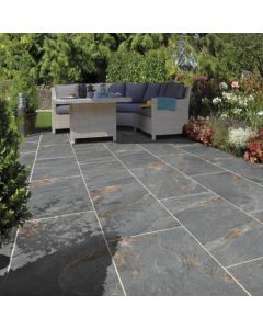 Pavestone Discovery Porcelain Paving - 1200 x 600 x 20mm - Rust Slate