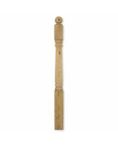 Richard Burbidge Colonial One Piece Decking Newel - 1195 x 82 x 82mm