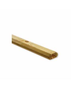 Richard Burbidge Large Traditional Decking Baserail - 2400 x 68 x 32mm