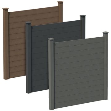 ArborFence Composite 6-Piece Fence Panel Pack with Top