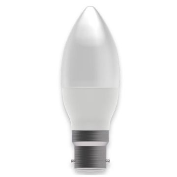 Bell 60516 3.9w BC LED Candle - Warm White - Opal 