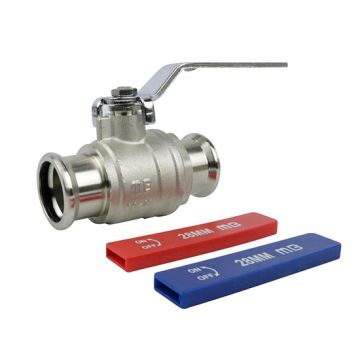 Navigator Pressfit WRAS Approved Water Lever Ball Valve with Dual Handle