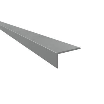 Rothley Unequal Silver Anodised Aluminium Angle Profile - 2000mm