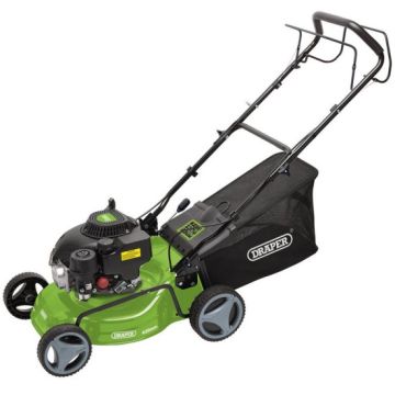 Draper 08671 420mm 132cc/3.3HP Steel Deck Petrol Lawn Mower