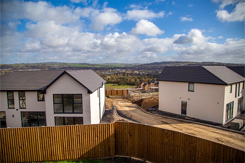 Marie Thomas Homes development - view from one of the properties looking out over the Lancashire countryside